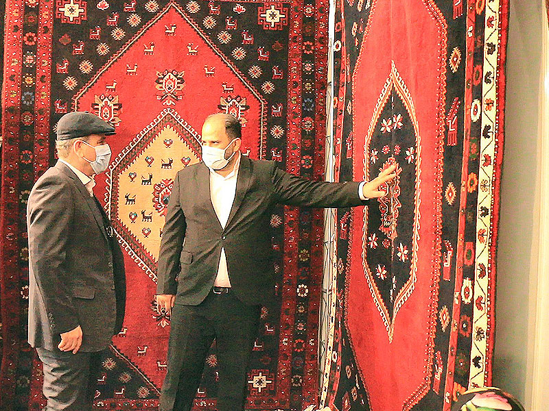 چشم نوازی فرش دستبافت کلاردشت در نمایشگاه بین المللی فرش مازندران